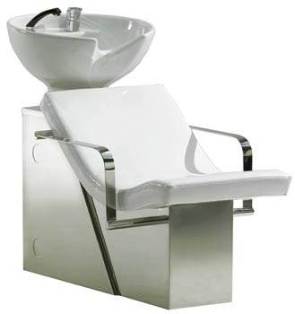 Godiva Shampoo Wash Unit with Inox Armrests