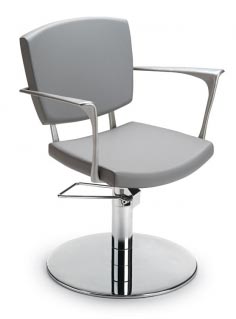 Square Styling Chair with Disc Base