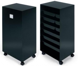 Rolly Black Salon Trolley