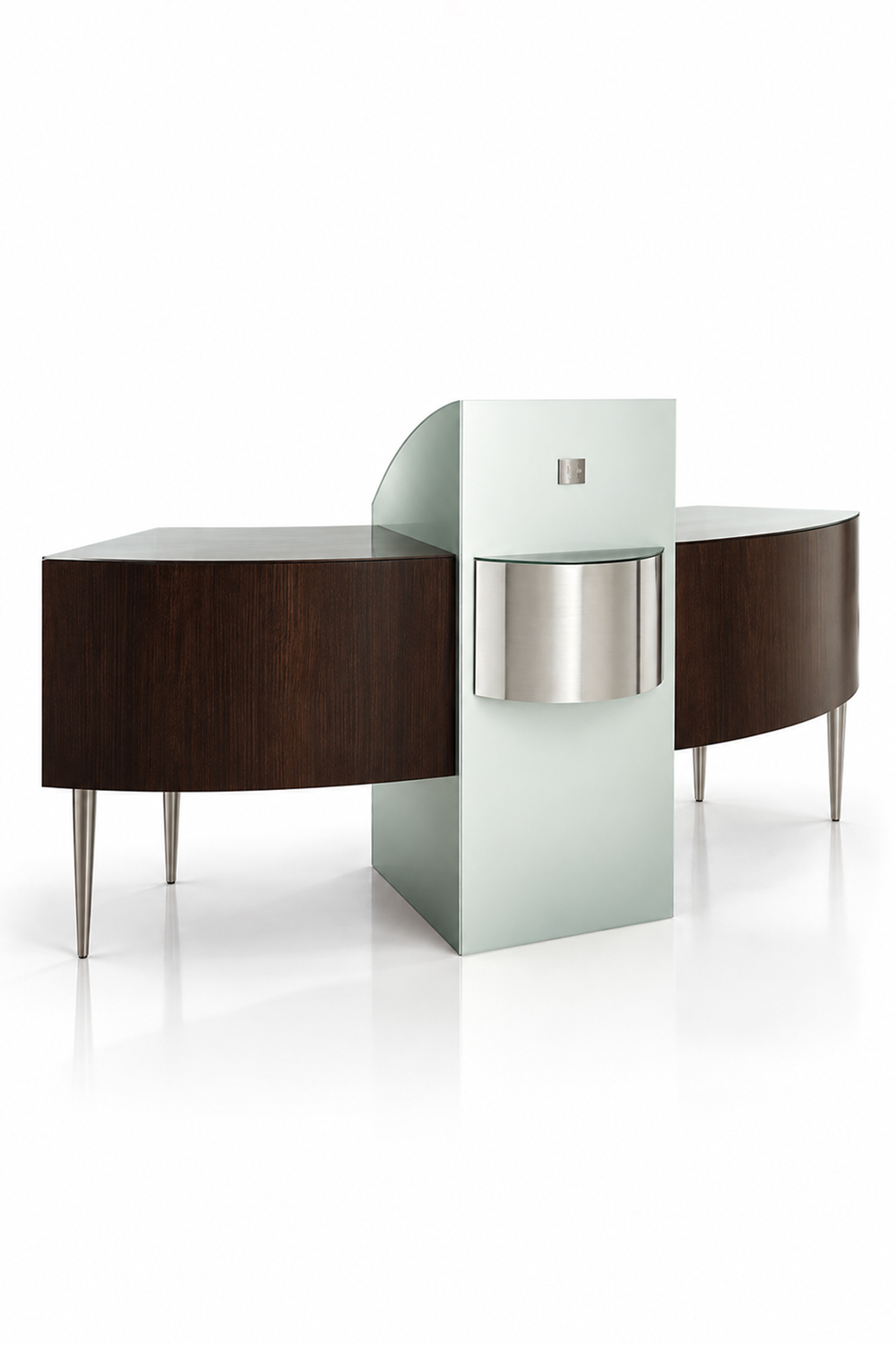Podium Reception Desk with wings
