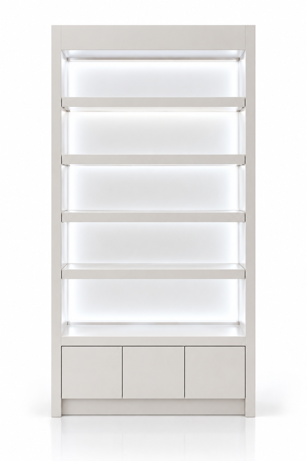 ILLUMINATED Retail Display - 48W Single Bay
