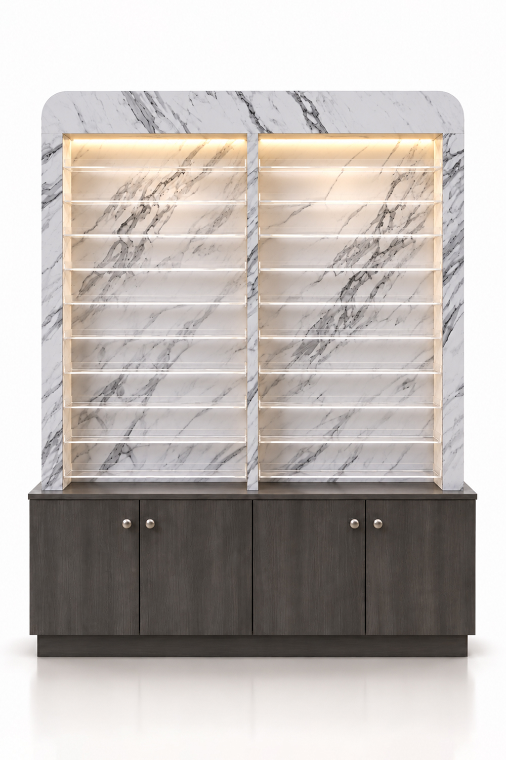 Luxora Marble Nail Polish Display