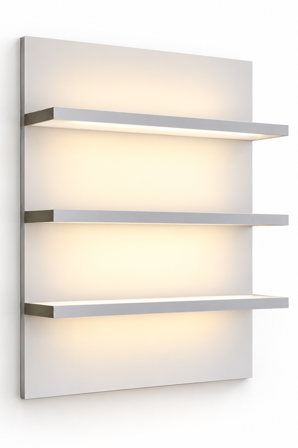 Pod Display Case in White with Lighting