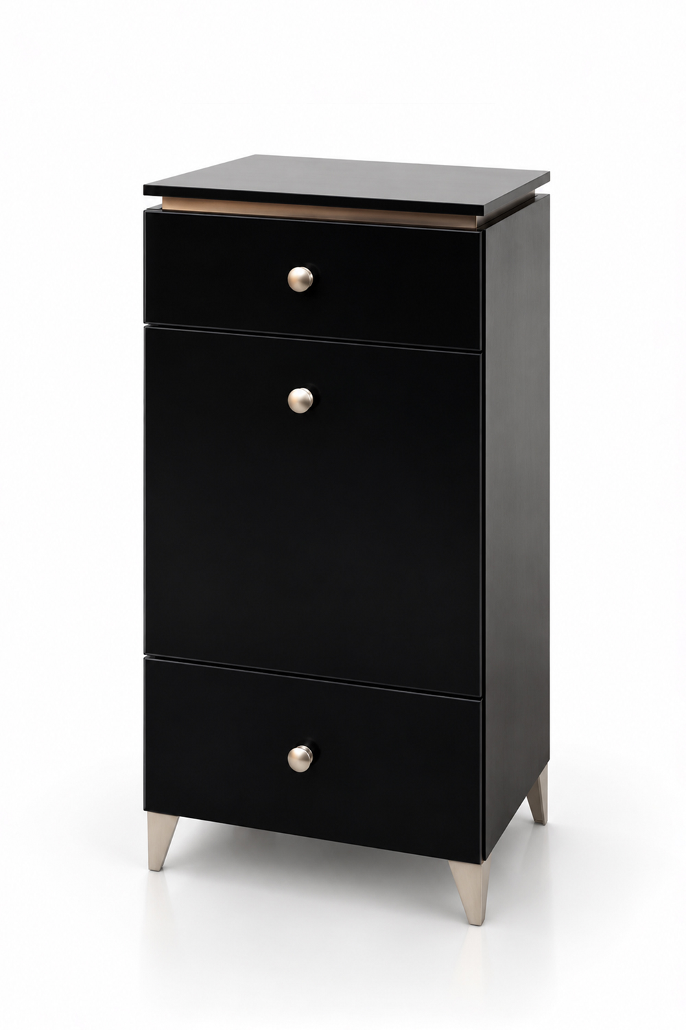 Styling Station Side Cabinet with Metal Feet
