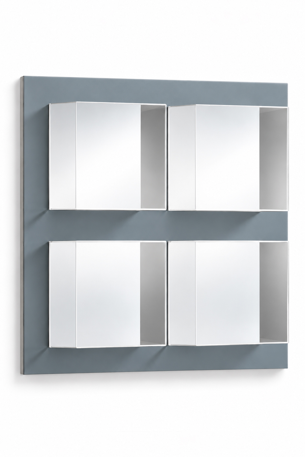 Tecla 4  Aluminum Wall Showcase With Lighting