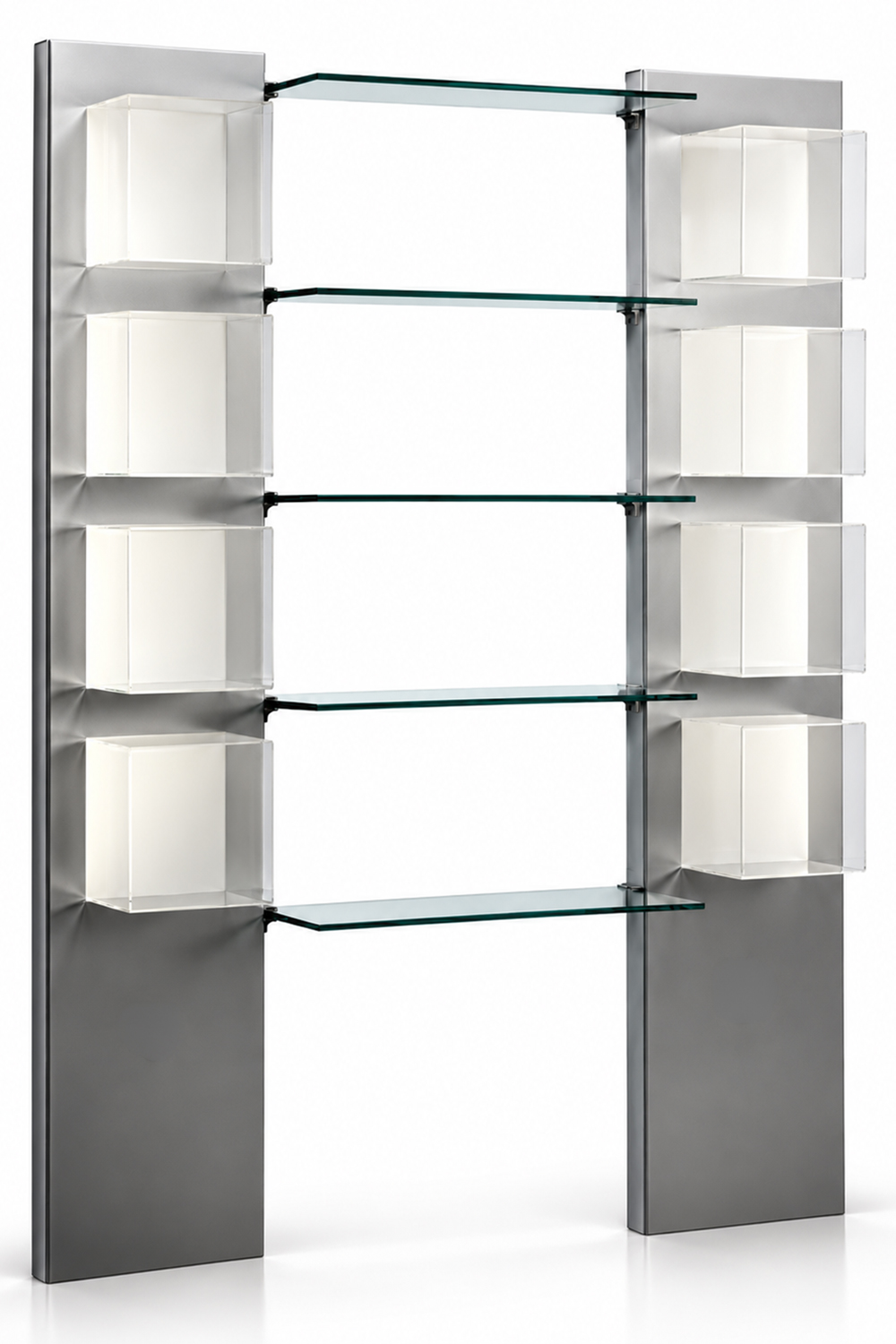 Tecla 5 Wall Showcase With Lighting