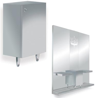 ICON CABINET  Styling Cabinet with Door,Laminate