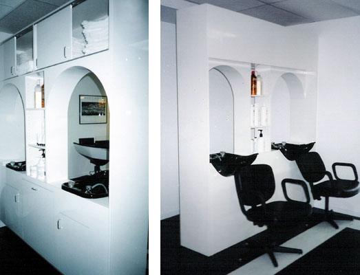 Arch Shampoo Cabinets Design X Mfg Salon Equipment Salon
