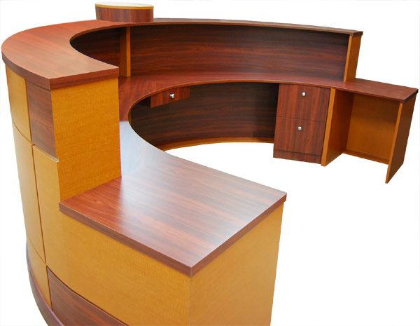 Sigaro Half Circle Reception Desk Design X Mfg Salon Equipment