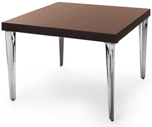 COFFEE TABLE  with Aluminum Feet in Laminate