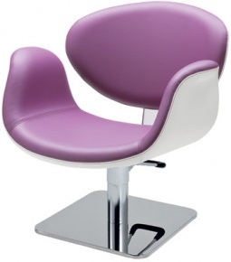 Wave Styling Chair with Square Base
