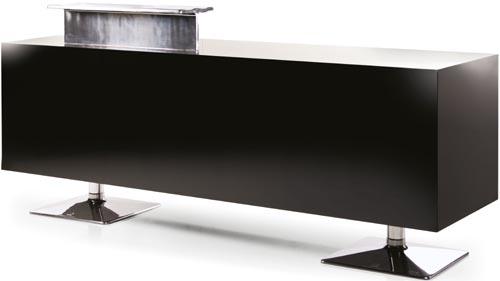 Black Torix Desk Design X Mfg Salon Equipment Salon Furniture