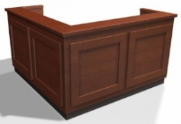 Tuscan Reception Desk 48
