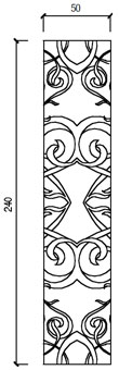 DECOR PANEL Central Black
