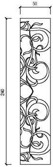 DECOR PANEL Side Black