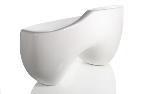 FAT BEAUTY  Reception Desk in Fiberglass