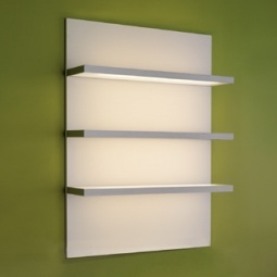 Pod Display Case in White with Lighting